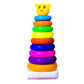 Stacking Toys For Kids | 9 Rings Multicolour Stacker Set For Baby Boy & Girl 6 To 12 Months |NonToxic Plastic | Infant Learning