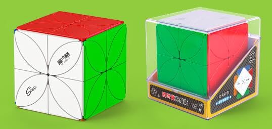 Cuberspeed Qiyi Clover Plus Speed Cube Stickerless Curvy Copter Collection Cube Toys For Kids & Adults