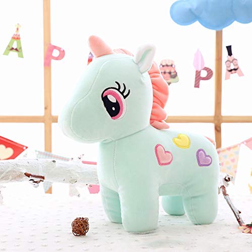 LOVEY DOVEY Soft Long Soft Lovable hugable Cute Giant Life Size Teddy Bear (32 cm Unicorn, Blue)