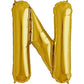 Events Framer N gold foil balloon 16 inch