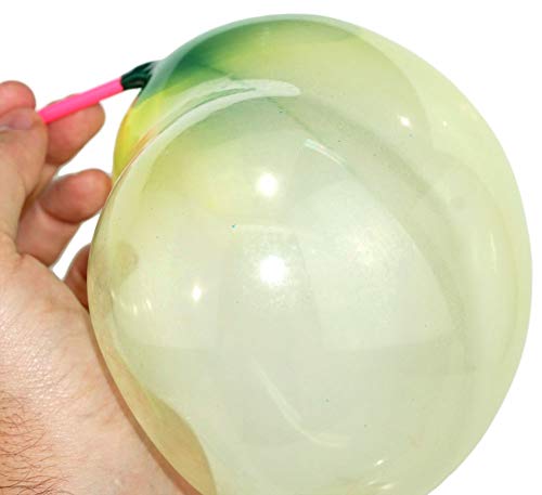 Ja-Ru Bloonies Magic Plastic Bubbles Balloons Variety Pack (8 Tubes Per Pack)| Kids Super Elastic | Blow Up Balloons With Straw | Party Favors And Gifts Fidget Toy. 774-1A