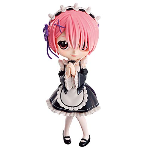 Banpresto Re: Zero -Starting Life In Another World- Q Posket-Ram-(Ver.A), Multicolor