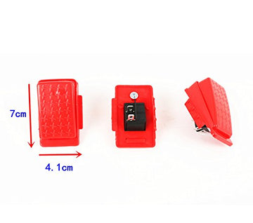 Accelerator Foot Pedal Electric Switch Accessories For Kids Ride On Car Children Electric Ride On Toy Replacement Parts Red 2-Pin Socket