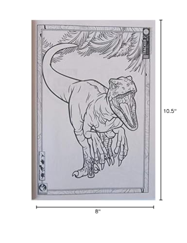Lazy Days Jurassic World Fallen Kingdom Jumbo Coloring And Activity Book - 96 Pages