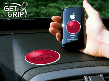 NCAA University of Arkansas Sports Team Logo Get a Grip 2 Pack