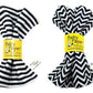 Baby Paper Original Crinkle Sensory Toy | Black and White Stripe and Zig Zag 2-Pack | Crinkle Paper for Babies | Sensory Baby To