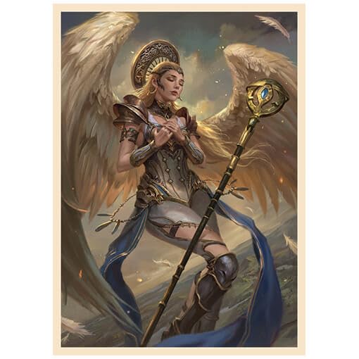 Fantasy North - Sophial - Angel Of Love - 100 Smooth Matte Tcg Trading Card Sleeves - Fits Magic Mtg Commander Pokemon And Other