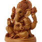 SN Handicrafts Polyresin Siddh Ganesh Idol, Standard size, Multicolour