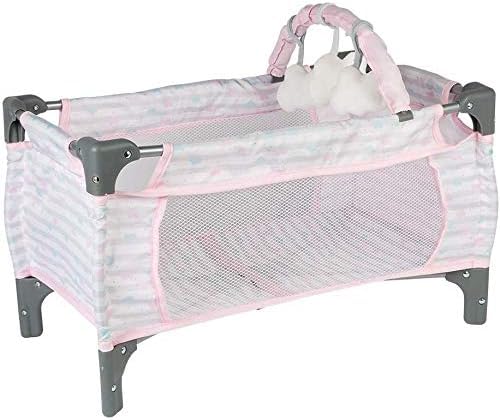 Adora Pack-N-Play Deluxe Baby Doll Crib & Easy To Convert Changing Table Set, Includes Storage Box And Removable Diaper Pad, Hol