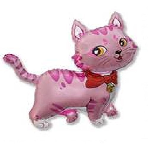 PINK CAT Kitty Kitten Sweet 41 Birthday Party Mylar Foil Decoration Balloon