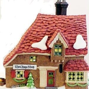 Department 56 ''The Chop Shop'' Lighted House Retired