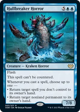 Magic: the Gathering Hullbreaker Horror Card - Blue, Innistrad: Crimson Vow Edition