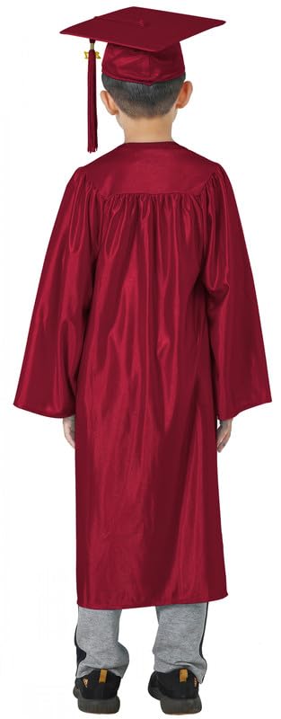 Graduatepro Kindergarten Graduation Cap And Gown Package Class Of 2025 For Kids With Stole Certificate As Party Gift Maroon 27
