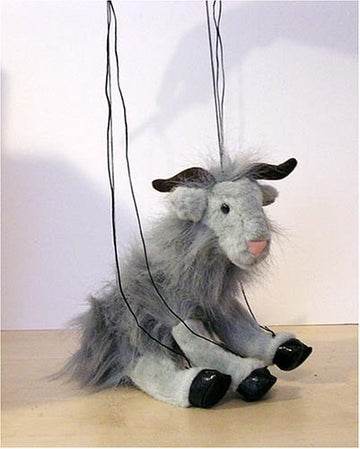 Sunny Puppets Grey Baby Goat Marionette