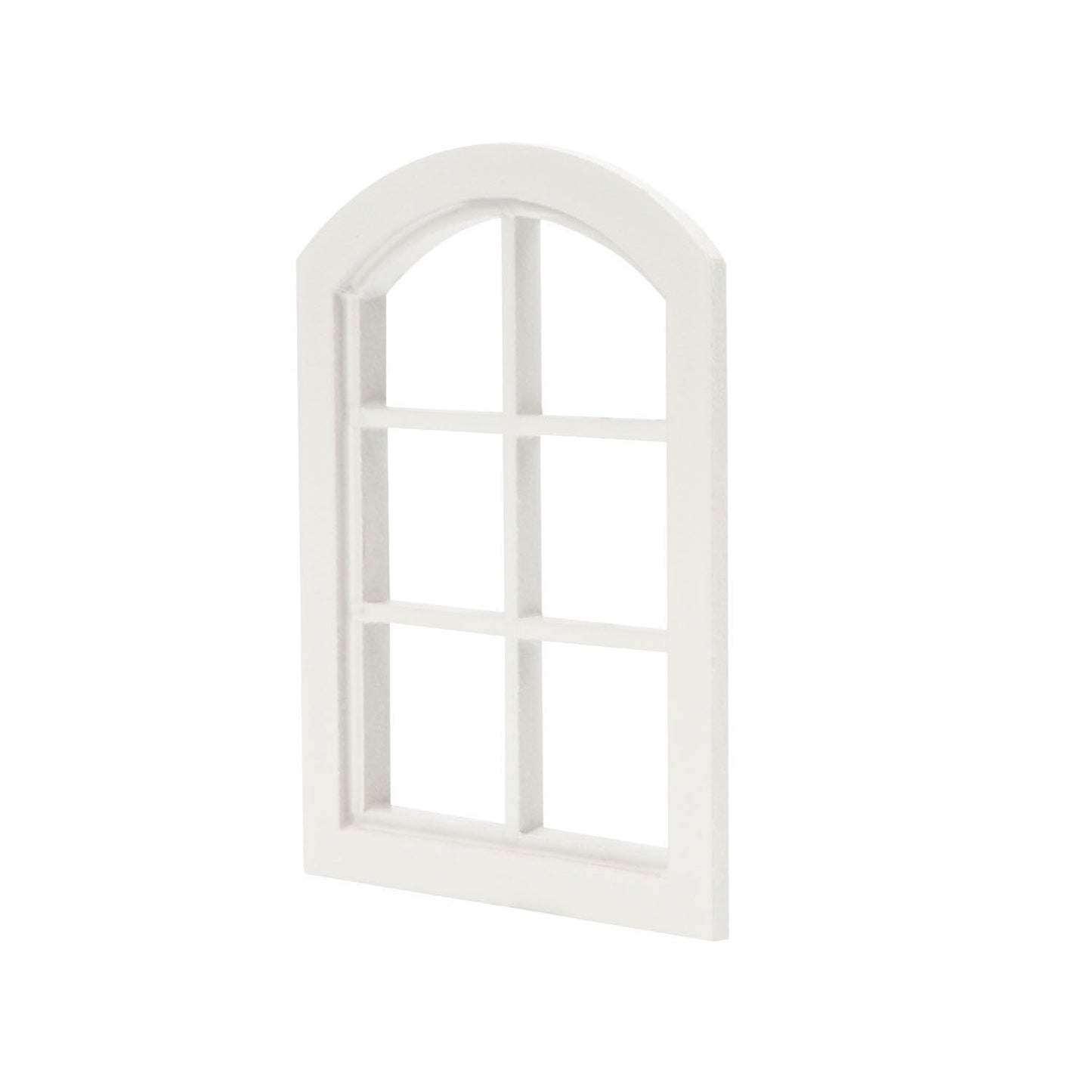 Dollhouse Windows 1 : 12 Scale Miniature 6-Pane Window Frame DIY Mini House Decoration Wooden Fiary Window Model Dollhouse Accessories Wooden