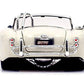 Jada Toys Bigtime Muscle 1:24 1965 Shelby Cobra 427 S/C Die-cast Car White, Toys for Kids and Adults