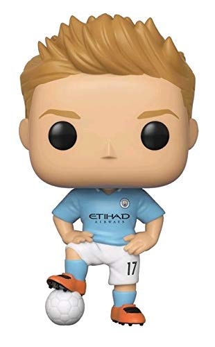 Funko POP Football Kevin De Bruyne Figure - Vinyl, Multicolor, Model 29214, Manchester City Collectible