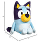 Bluey 18' Stuffed Animal - Playtime & Naptime Companion, Jumbo Size, Soft Deluxe Materials - Huggable Cuddles Best Friend (13010)