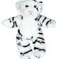 Cuddly Soft 8 Inch Stuffed White Tiger...We Stuff 'Em...You Love 'Em!