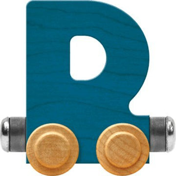 Maple Landmark Nametrains Bright Letter Car D - Made In Usa (Blue)