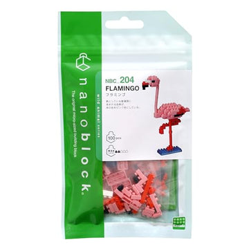 Nanoblock - Animals - Flamingo, Collection Series Building Kit