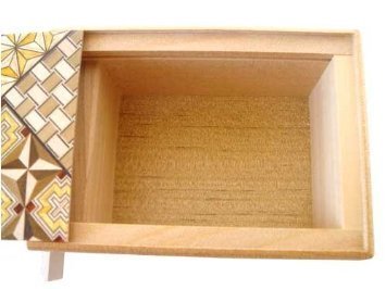 Japanese Puzzle Boxes Yosegi Puzzle Box - 5 Sun, 10 Steps, Wooden Craftsmanship