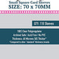 Sleeve Kings Small Square Card Sleeves 70 X 70 Mm (4X110 Pack, 440 Sleeves)