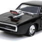 Jada Toys Fast & Furious 1:32 Die-cast Car - 1970 Dom's Dodge Charger, Black, 5 inches, Model 32215, Rubber Material