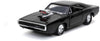 Jada Toys Fast & Furious 1:32 Die-cast Car - 1970 Dom's Dodge Charger, Black, 5 inches, Model 32215, Rubber Material