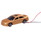 Szzijia 5Pcs 1:100 Ho Scale Model Led Lighted Car With 12V Front And Rear Lights For Building Train Layout