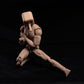Souforce 1/12 Scale Wide Shoulder Male Action Figure 6In Flexible Notaman Square Head Male Figure Body Doll Miniature Figure Wit