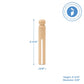 Vintage Style Wooden Clothespin Doll 3-3/4 Inches, Pack Of 10 Clothespins Wood, Worry Dolls Guatemala, Clothespin Craft, By Wood