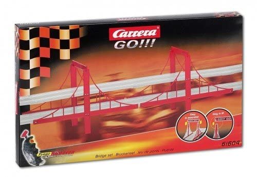 Carrera Bridge Set - Red, Medium - Plastic Material, Model 20061604