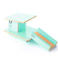 CANDYCAR Wooden Diecast Collection - Teal Santa Monica  enhanced Handcrafted Beech Wood Beach Tower
