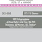 Premium Card Sleeves: 'Kingdom Death Gambler'S Chest Large Compatible Sleeves (57 X 100 Mm) -110 Per Pack