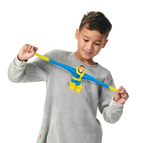 Heroes of Goo Jit Zu Cyclops Action Figure, Stretch 3X, Metallic Rheoscopic Filling, Multicolor, Model 42764