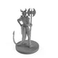 Tiefling Female Death Cleric 2 Tabletop DND Gaming Miniature