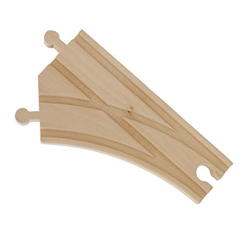 Wooden Train Track 52 Piece Set - 18 Feet Of Track Expansion And 5 Distinct Pieces - 100% Compatible With All Major Brands Inclu