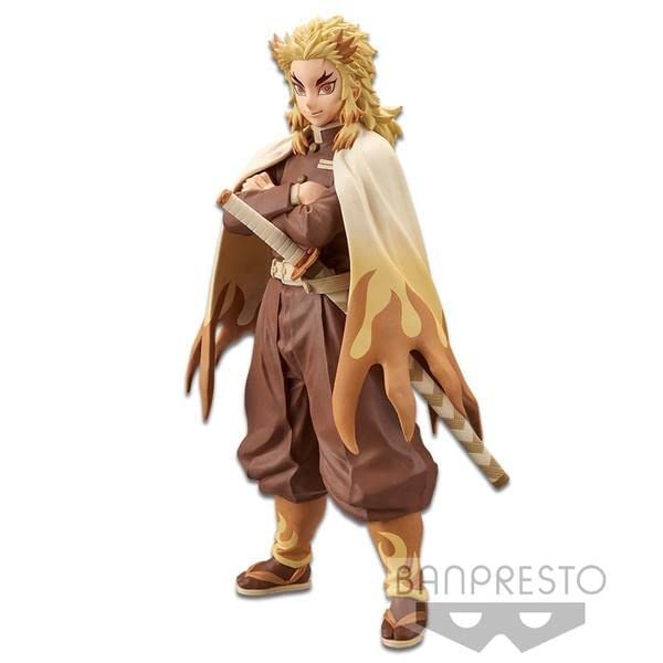 Banpresto Demon Slayer: Kimetsu no Yaiba Figure vol.11(A:KYOJURO RENGOKU), Multiple Colors (BP17027)