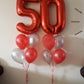 Red 5 Balloon, Number Balloon 40 Inch, For Red And Black Spiderman Freddys Superhero Party Supplies, 5Th Birthday Balloon Decora