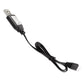 2 Pack USB Charger Cable for 7.4V 1A 2S LiPo & Li-ion Batteries - USB to XH-3P Connector for Charging Compatible with Gel Splatt