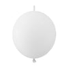 In-Jooyaa 12 Inch White Link Balloon 60 Pcs Quick Linkable Balloon For Party Decoration