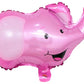 Atpata Funky Jungle Theme Animal Foil Balloons (Elephant Pink)