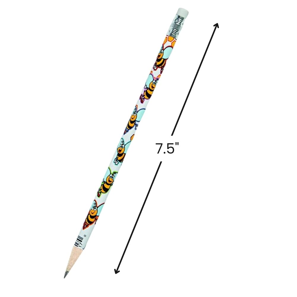 Fun Express Bee Pencils #2 Pencils for Kids - 24 pieces bee party favors