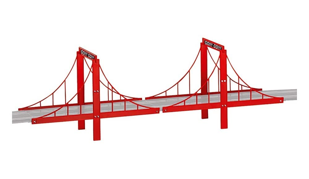 Carrera Bridge Set - Red, Medium - Plastic Material, Model 20061604