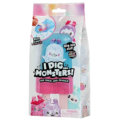 I Dig... Monsters Popsicle Pack - 1Pc Collectable Asmr Toy | Fun & Cute Stress Relief Toy - Styles May Vary