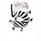 Shopping Time Jungle Animal 5 Number Foil Balloon  16 Inch