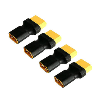 4-Pack XT60 Plug Male Connector to XT90 Plug Female Connector no Wire Adapter for RC Lipo Battery ESC
