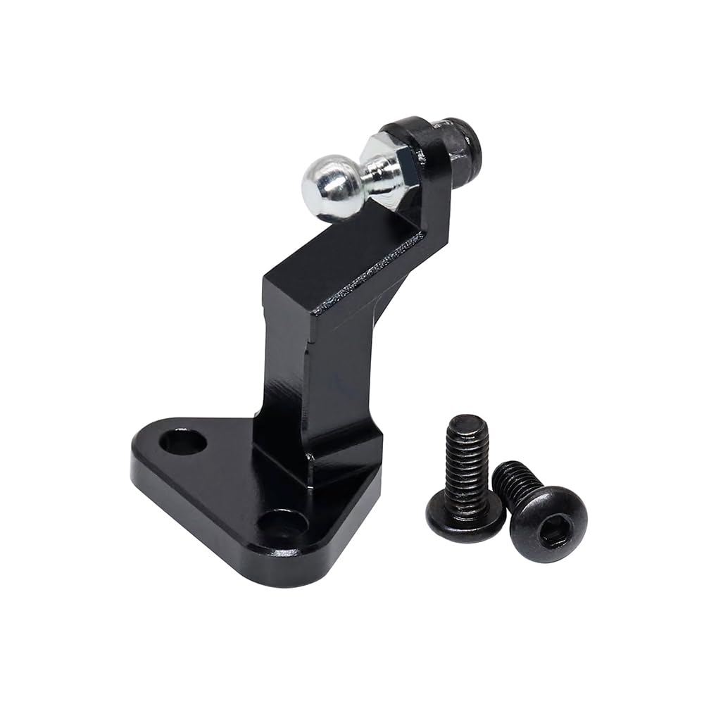 GTHELE Trailer Hitch Coupler Aluminum for Traxxas 1/18 TRX4M Upgrade Parts RC Crawler Car