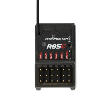 RadioMaster ER85C 5CH 2.4GHz D8/D16/SFHSS Compatible Receiver External Antenna - RadioMaster RC Receiver (HELIDIRECT)